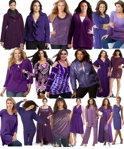 purple clothes