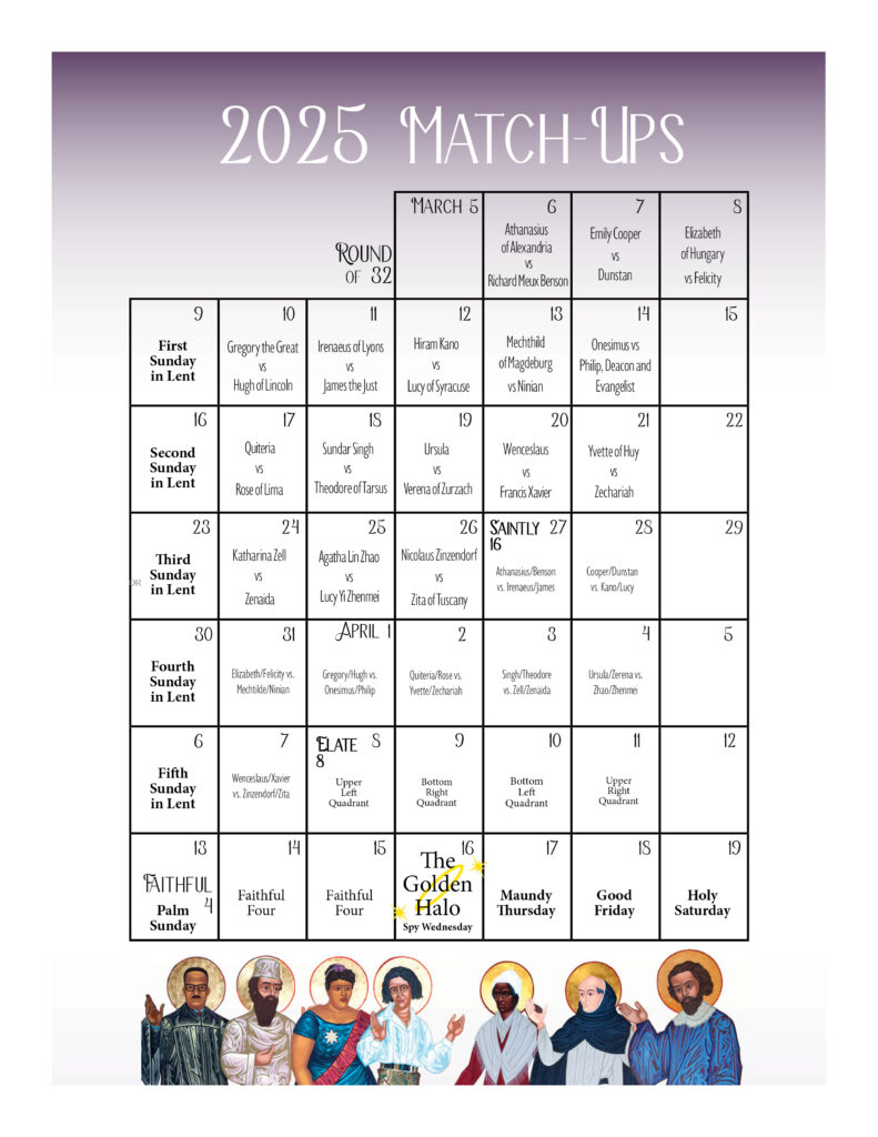 A calendar line-up for 2025 Lent Madness